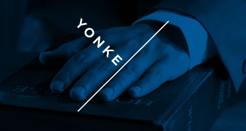 Picture of a hand with "Yonke" written over it.